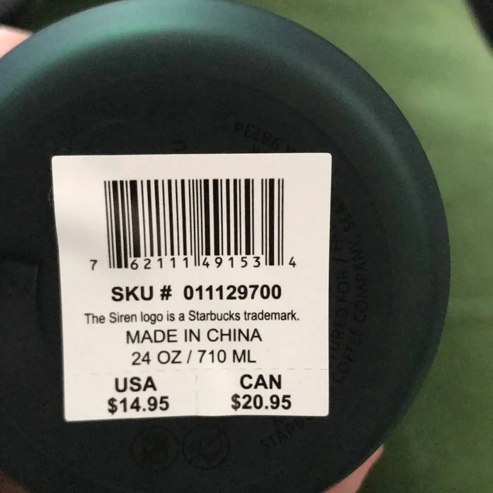 NWT Starbucks Triton Green Tumbler Bottle 2022 24oz